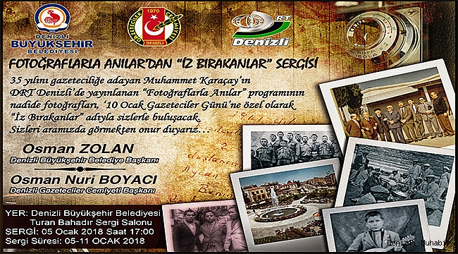 DGC'DEN, 'İZ BIRAKANLAR FOTOĞRAF SERGİSİ'