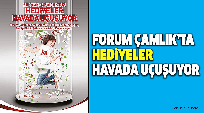 FORUM ÇAMLIK’TAN HEDİYE KABİNİ