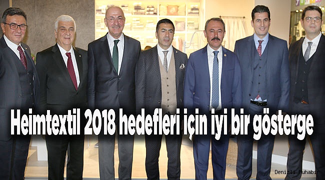 Heimtextil 2018 hedefleri için iyi bir gösterge
