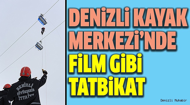 KAYAK MERKEZİNDE NEFES KESEN TATBİKAT