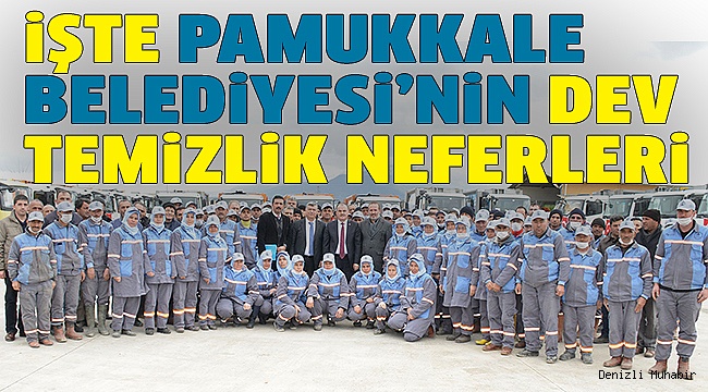 PAMUKKALE’Yİ TEMİZLEMEK İÇİN HERGÜN 250 KİŞİ ÇALIŞIYOR