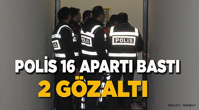 POLİS APARTLARI BASTI