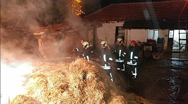 SAMANLIK ALEVLERE TESLİM OLDU