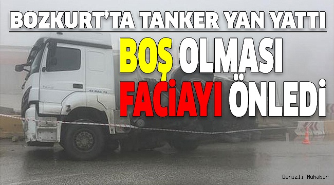SİS VE KAYGAN YOL KAZAYA NEDEN OLDU