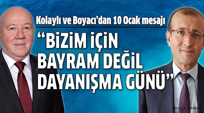 TGK VE DGC BAŞKANI’NDAN ORTAK MESAJ