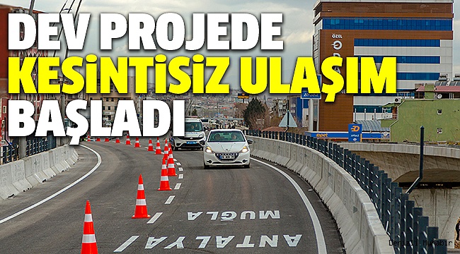 ÜÇGENDE PROJESİNDE İLK AÇILIŞ YAPILDI