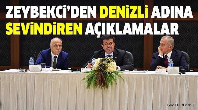 ZEYBEKCİ iL KOORDİNASYON TOPLANTISINA KATILDI
