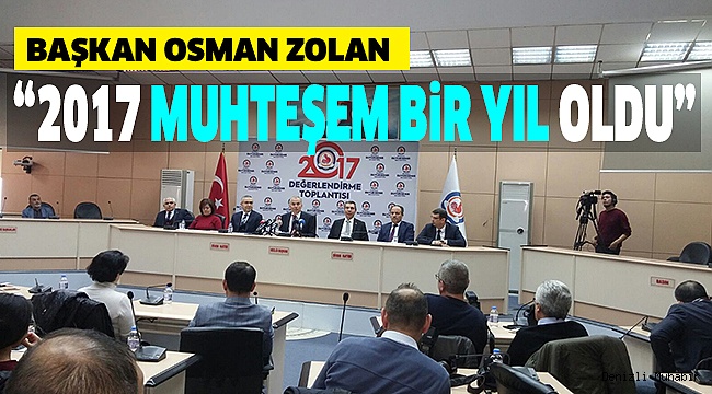 ZOLAN,2017 YILINI DEĞERLENDİRDİ