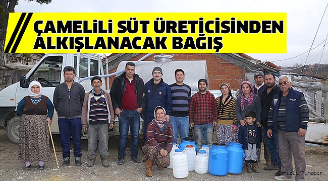 7 TON SÜT PARASINI BAĞIŞLADILAR