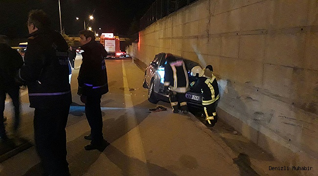 ASKERİ YOLDAKİ KAZA ANI KAMERALARA YANSIDI