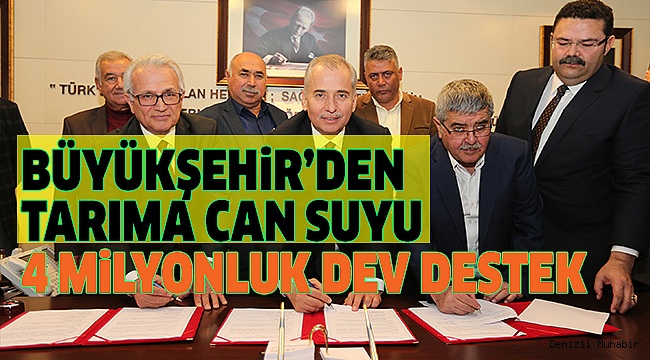 BÜYÜKŞEHİR ÇİFTÇİLERi DE KAZANDIRIYOR