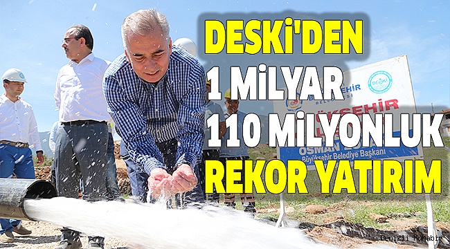 BÜYÜKŞEHİR’DEN ALTYAPIYA DEV YATIRIM