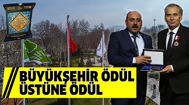 BÜYÜKŞEHİR ÖDÜLE DOYMUYOR