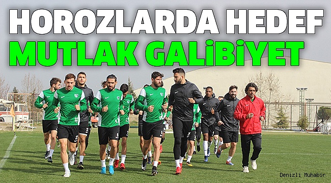 DENİZLİSPOR, ELAZIĞSPOR MAÇINA HAZIRLANIYOR