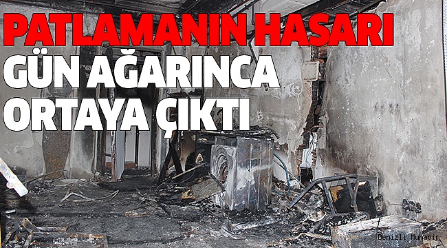 DOĞALGAZ PATLAMASINDA FACİADAN DÖNÜLDÜ