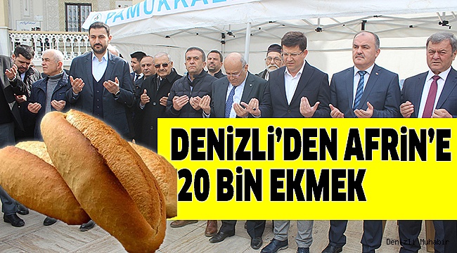 EKMEKLER DUALARLA GÖNDERİLDİ