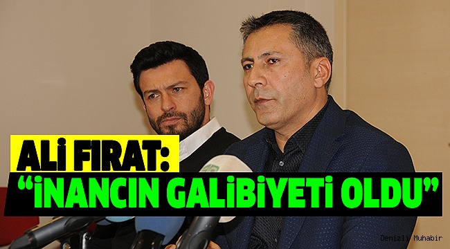 FIRAT,GİRESUN MAÇINI DEĞERLENDİRDİ