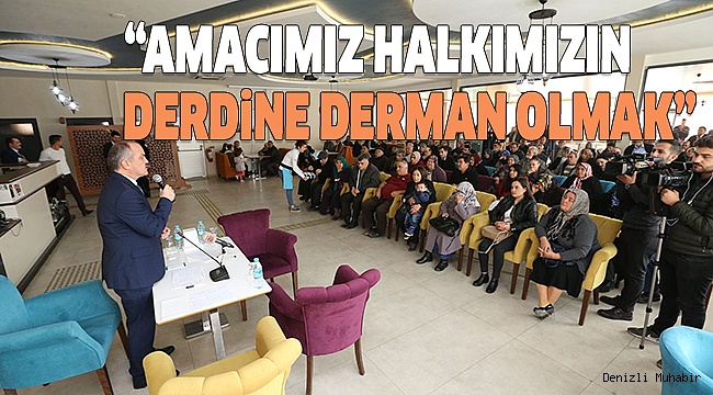 GÜRLESİN HALKLA BULUŞTU