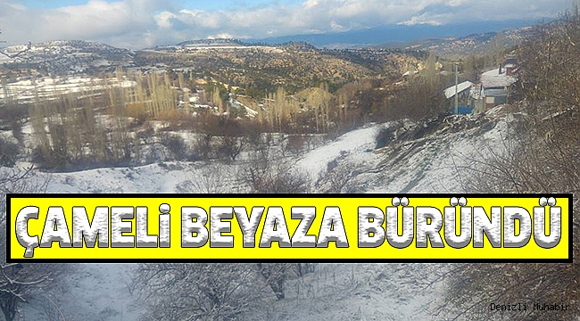 KINIKYERİ KARLI SABAHA UYANDI