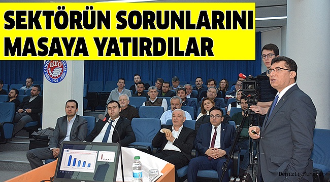 MADENCİLER VE MERMERCİLER SEKTÖR TOPLANTISI YAPTI