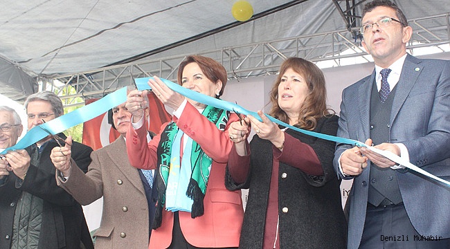 Meral Akşener, Denizli’de partisinin il binasını açtı