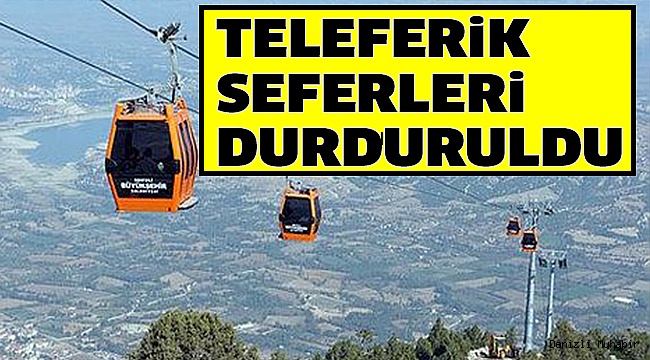 ŞİDDETLİ RÜZGAR SEFERLERİ DURDURDU