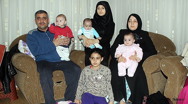 ÜÇÜZLERİNE RECEP, TAYYİP, EMİNE İSMİ VERDİLER