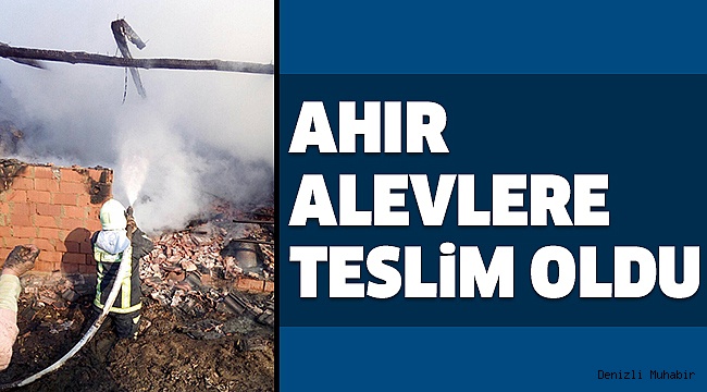 TAVAS’TA AHIR KÜLE DÖNDÜ