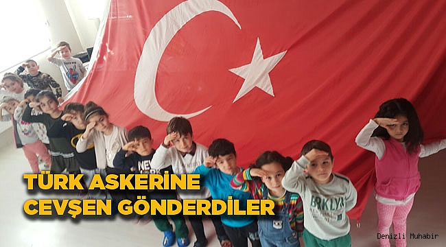 TÜRK ASKERİNE CEVŞEN GÖNDERDİLER