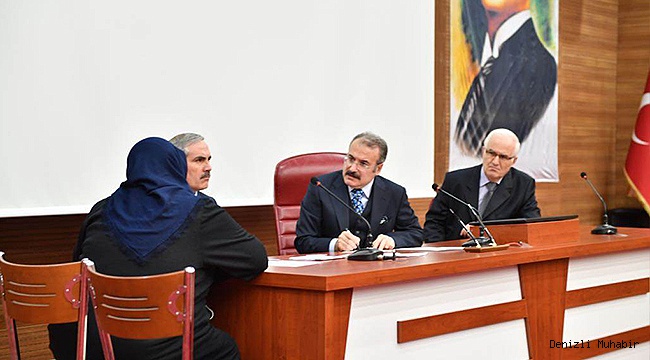 VATANDAŞLARIN SORUNLARINI DİNLEDİLER