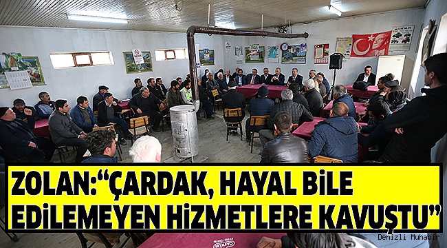 ZOLAN ÇARDAKLILARLA BİRARAYA GELDİ