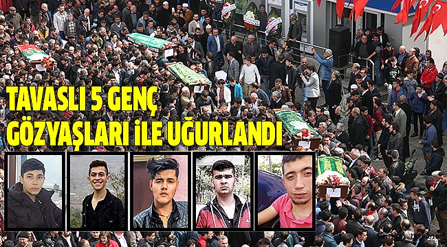 5 GENÇ GÖZYAŞLARI İLE TOPRAĞA VERİLDİ