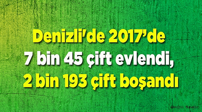 83 çiftin evliliği 1 yıldan az sürdü