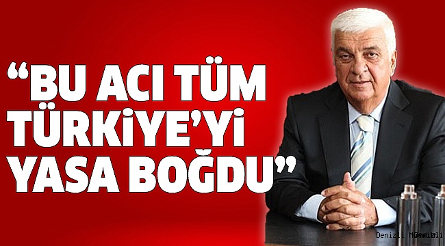 BAŞKAN KEÇECİ'DEN TAZİYE MESAJI