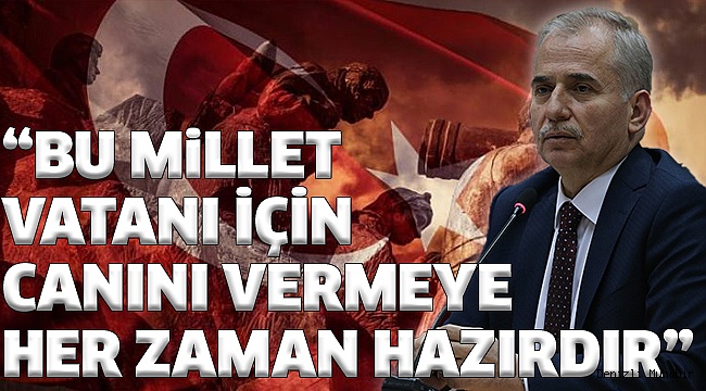 BAŞKAN ZOLAN’DAN 18 MART MESAJI