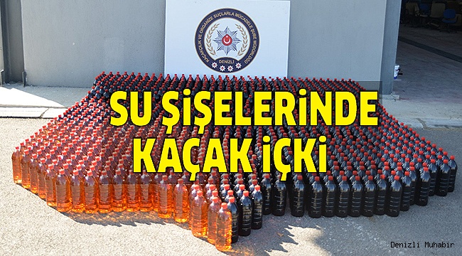 BİN 200 ŞİŞE SAHTE İÇKİYE EL KONULDU