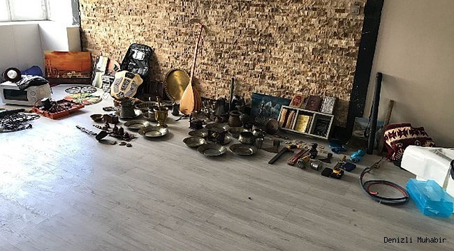 ÇALDIKLARI ANTİKALARLA YAKALANDILAR