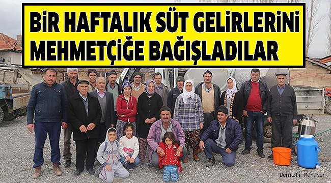 ÇAMELİLİ SÜTÇÜLER GELİRİNİ TSK’YA GÖNDERDİ