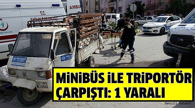 DENİZLİ-ACIPAYAM YOLUNDA KAZA