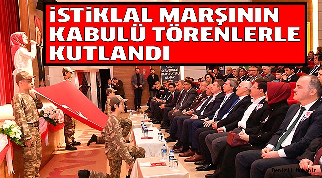 DENİZLİ’DE 12 MART TÖRENLERİ