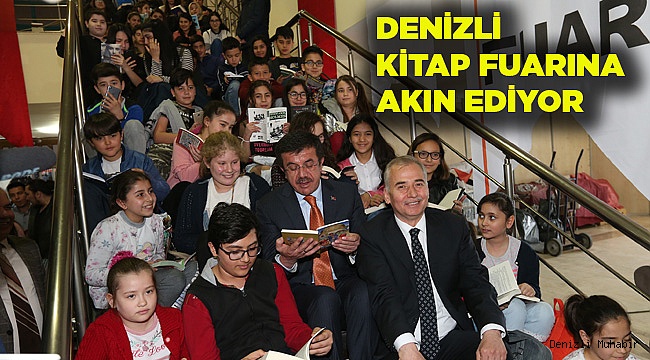 DENİZLİ KİTAP FUARINA AKIN EDİYOR