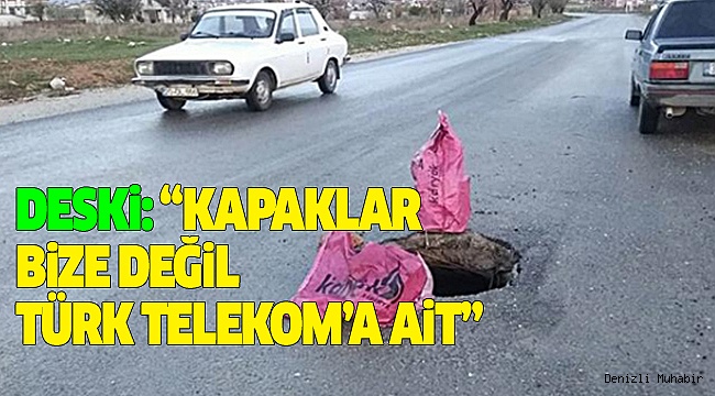 DESKİ O KAPAKLA İLGİLİ AÇIKLAMA YAPTI