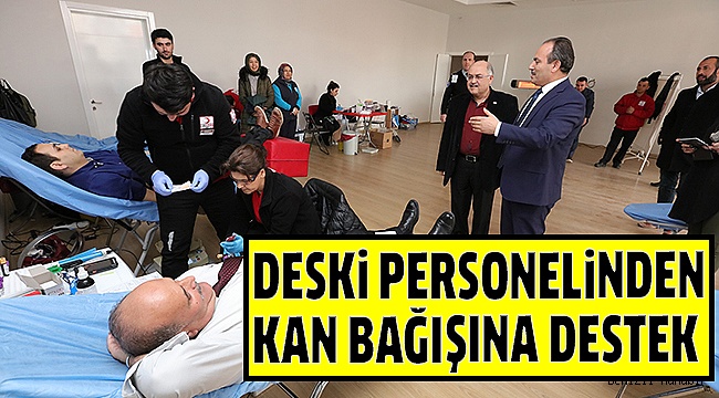 DESKİ PERSONELİ 5. KEZ KAN BAĞIŞLADI