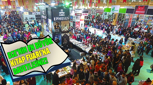 EGE’NİN EN BÜYÜK KİTAP FUARI KAPILARINI AÇIYOR