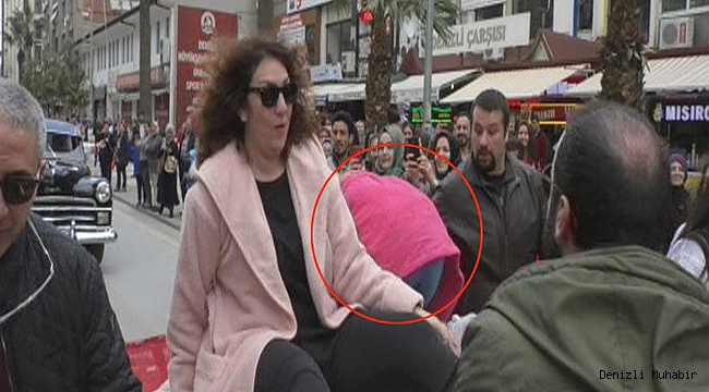 İrem Derici arabadan düşüyordu