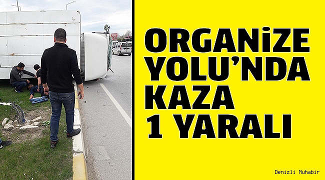 KAMYONET SÜRÜCÜSÜ YARALANDI