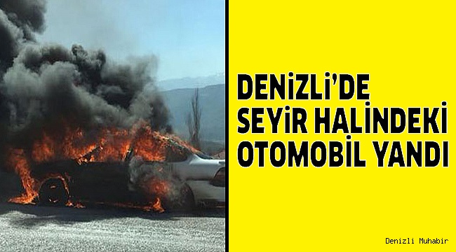 MOTOR KISMI BİRANDA ALEV ALDI
