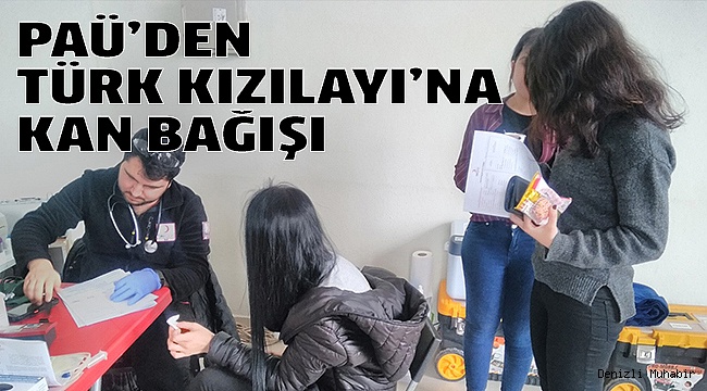 ÖĞRETİM GÖREVLİLERİ VE ÖĞRENCİLERDEN KAN BAĞIŞI