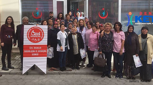 Özel insanlar ve anneleri kanser taramasından geçti