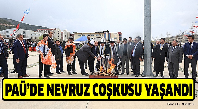 PAÜ KAMPÜSÜNDE RENKLİ NEVRUZ KUTLAMASI